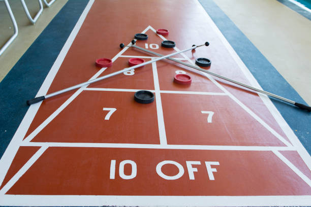 istock Shuffle board on tourist ship 1039162790
