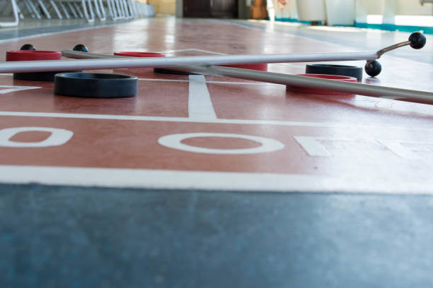istock Shuffle board on tourist ship 1039163188