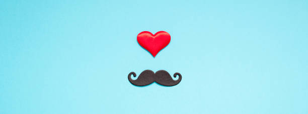 istock Paper moustaches for men fathers dad concept 1039203572
