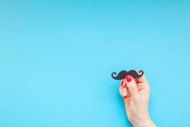 istock Paper moustaches for men fathers dad concept 1039204116