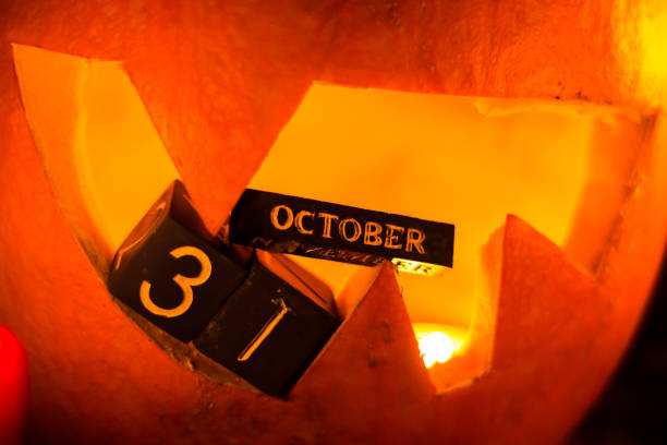istock Halloween pumpkin in Halloween day October 31. 1039218872