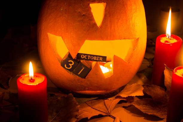 istock Halloween pumpkin in Halloween day October 31. 1039219590