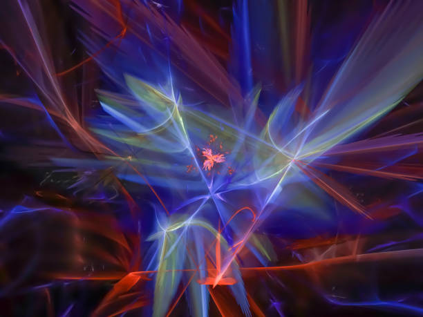 istock abstract digital fractal, creative color design, fantasy 1039224678