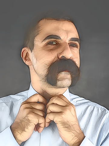 Caucasian Man Portrait
