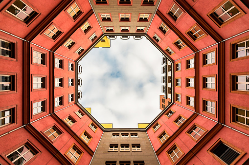 Inner Courtyard of typical Berlin appartment building