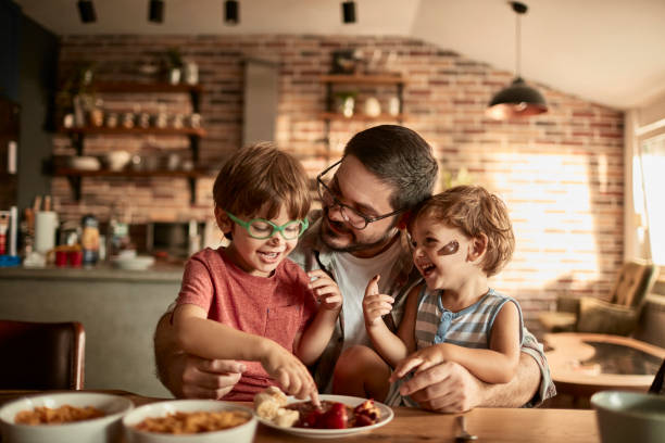 istock Family enjoying breakfast 1039303884
