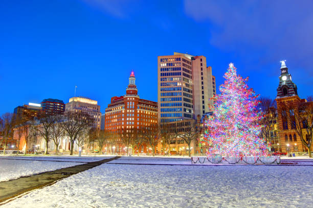 istock Christmas in New Haven, Connecticut 1039328750