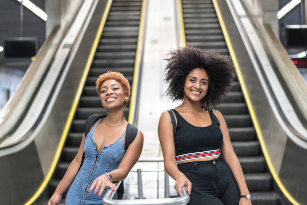 istock Young Girls Portrait at Subway 1039347700