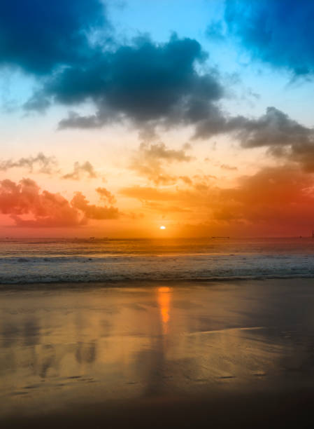 istock Sunset at Jimbaran beach, Bali, Indonesia 1039368484