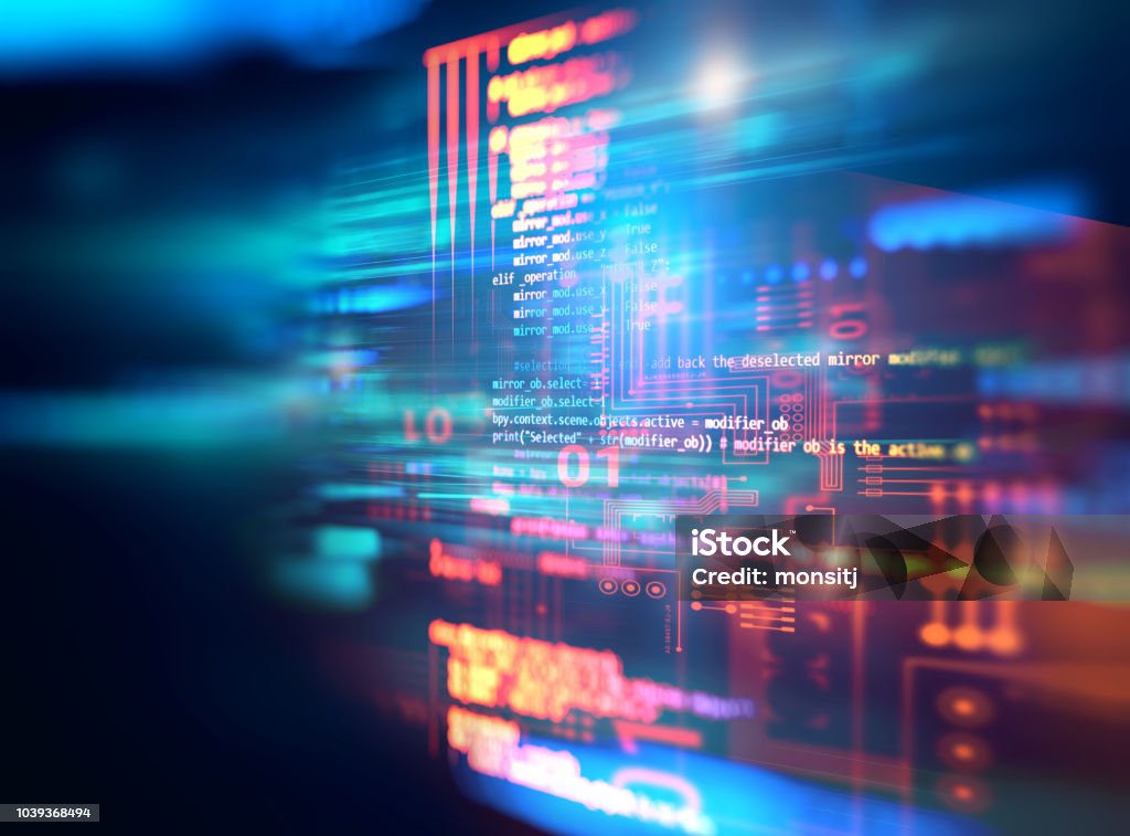 Programming Code Abstract Technology Background Of Software Developer ...