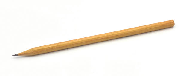 istock Wooden pencils on a white background with Clipping path. 1039390958