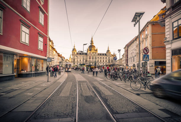 Graz city Styria Austria stock photo