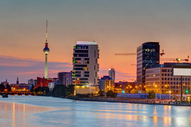 istock Dusk at the river Spree in Berlin 1039394492