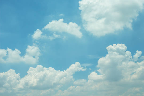 istock White clouds in blue sky. 1039407188
