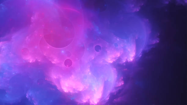 istock Abstract creative fractal fantasy background. Template for card design. 1039423084
