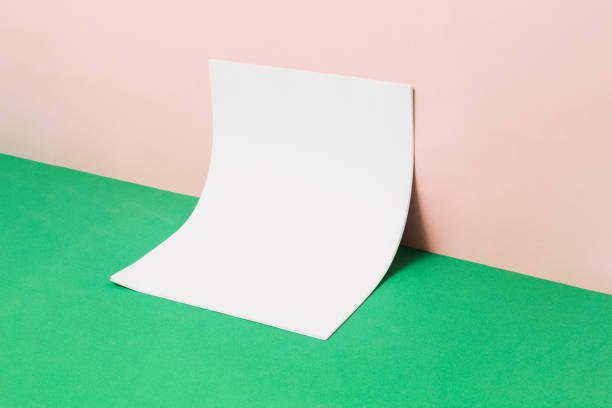 istock Creative modern mockup display your artworks on a pink and green background 1039433488