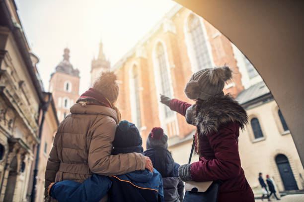 istock Family sightseeing Cracow, Poland 1039438058