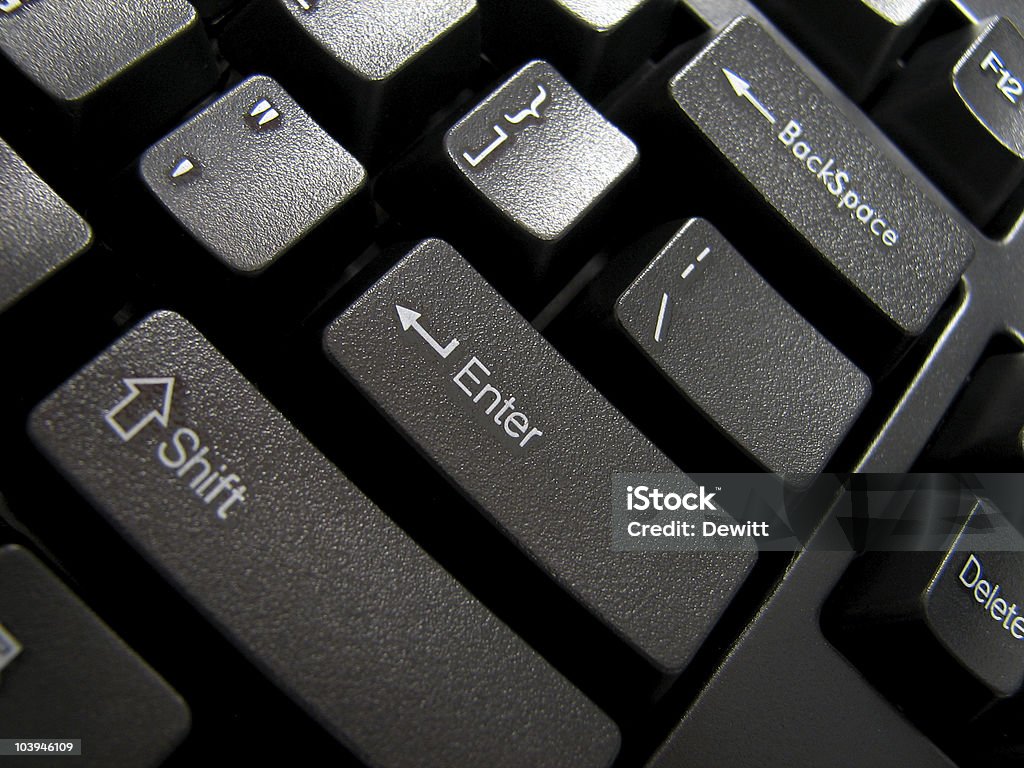 Computer Computertastatur - Lizenzfrei Computer Stock-Foto