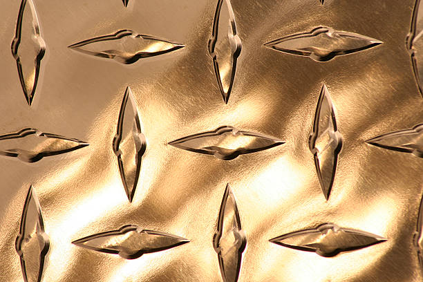 istock Diamond plate or metal background 103947380