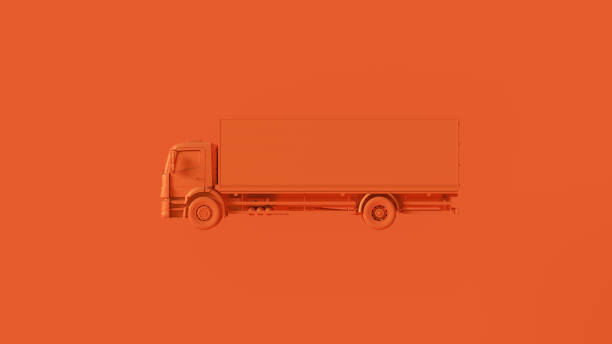 istock Orange Truck 1039481942