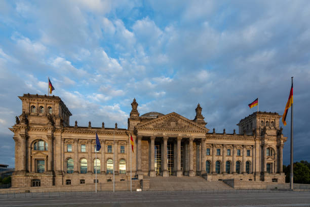istock The German parliament Bundestag in Berlin during sunset 1039483066