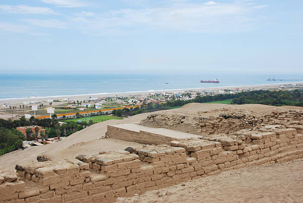 View from Pachacamac  cebolla stock pictures, royalty-free photos & images