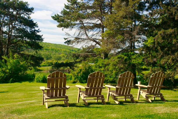 istock Adirondack Chairs - Concept Photo for Country Getaway 103950137