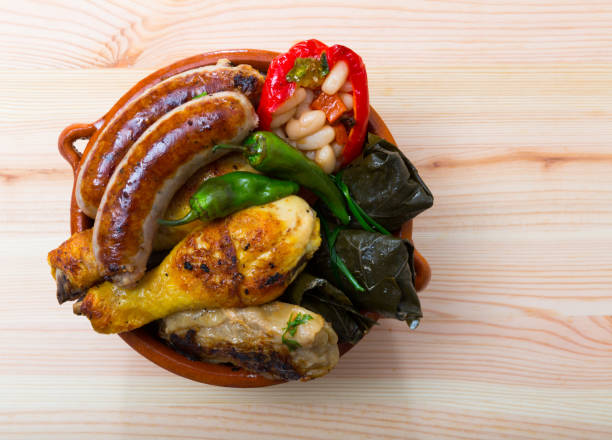 istock Top view of Bulgarian dish Kapama 1039507796