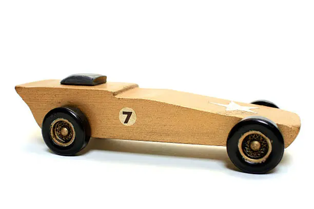 Photo of Wooden Toy Racer - Pinewood Derby