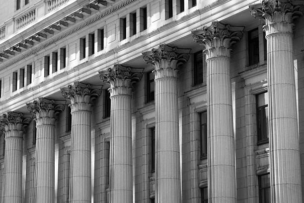 Columns stock photo