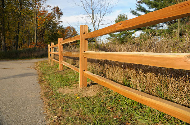 Split Rail Fence  rail fence stock pictures, royalty-free photos & images