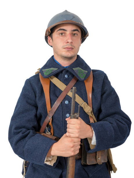 istock French soldier 1914 1918 isolated on white background 1039515950