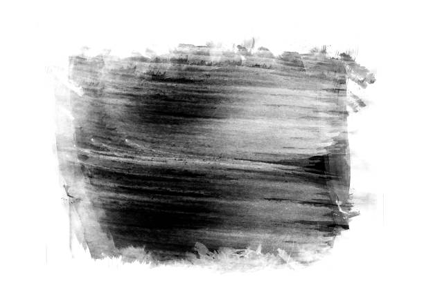 istock Black color graphic patches graphic brush strokes design effect element for background 1039521222