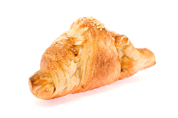 istock Croissant with cheese isolated on white background. 103952142