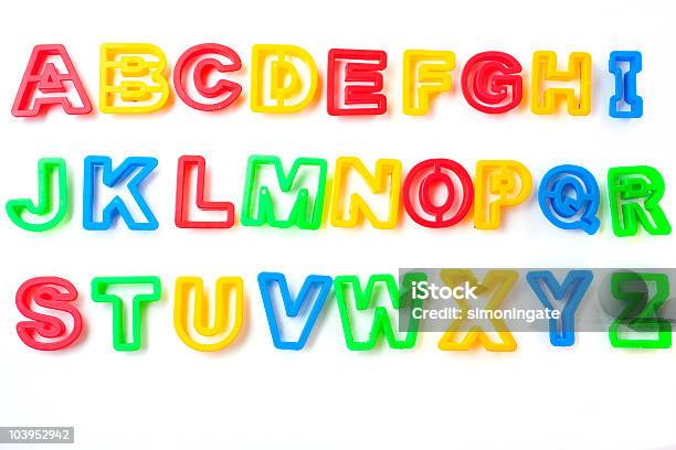 Alfabeto Lettere - Fotografie stock e altre immagini di Alfabeto - Alfabeto, Artigianato, Colore descrittivo