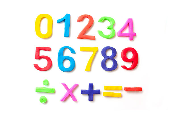 numbers stock photo