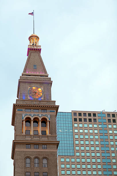 istock Clock Tower and office building in Denver, Colorado 103954808
