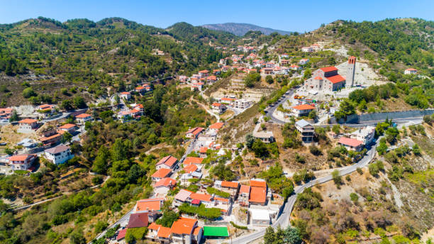 istock Aerial Kyperounda village, Limassol, Cyprus 1039552950