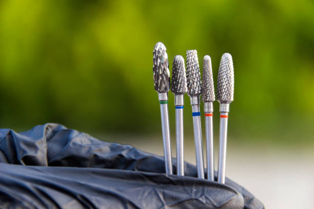 istock Manicure and pedicure tools and accessories, milling cutter. Nail care concept. 1039557908