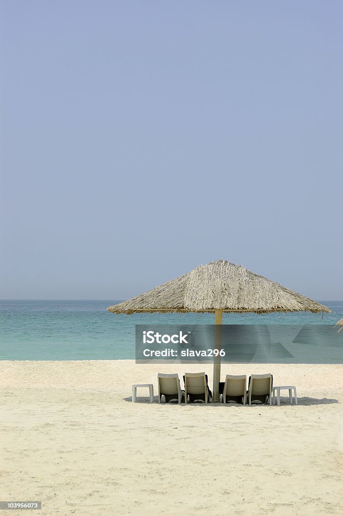 Plaży w luksusowy hotel, Dubaj, Zjednoczone Emiraty Arabskie - Zbiór zdjęć royalty-free (Bez ludzi)