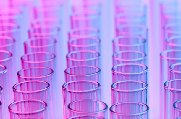 istock Full Frame Shot Of Test Tubes 1039571562