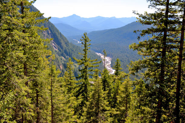 istock Distant view of mountains and valley 1039573718