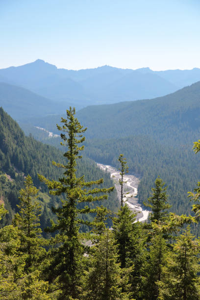 istock Distant view of mountains and valley 1039573824