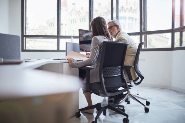 istock Business open office people working. 1039578788