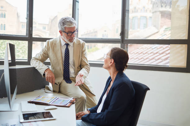 istock Business open office people working. 1039579158