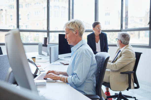 istock Business open office people working. 1039579220