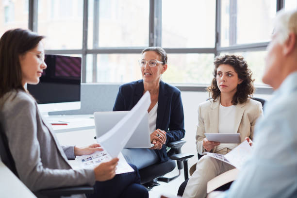 istock Business open office people working. 1039579224