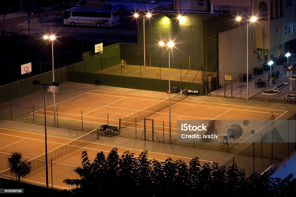 Campo da Tennis - Foto stock royalty-free di Tennis