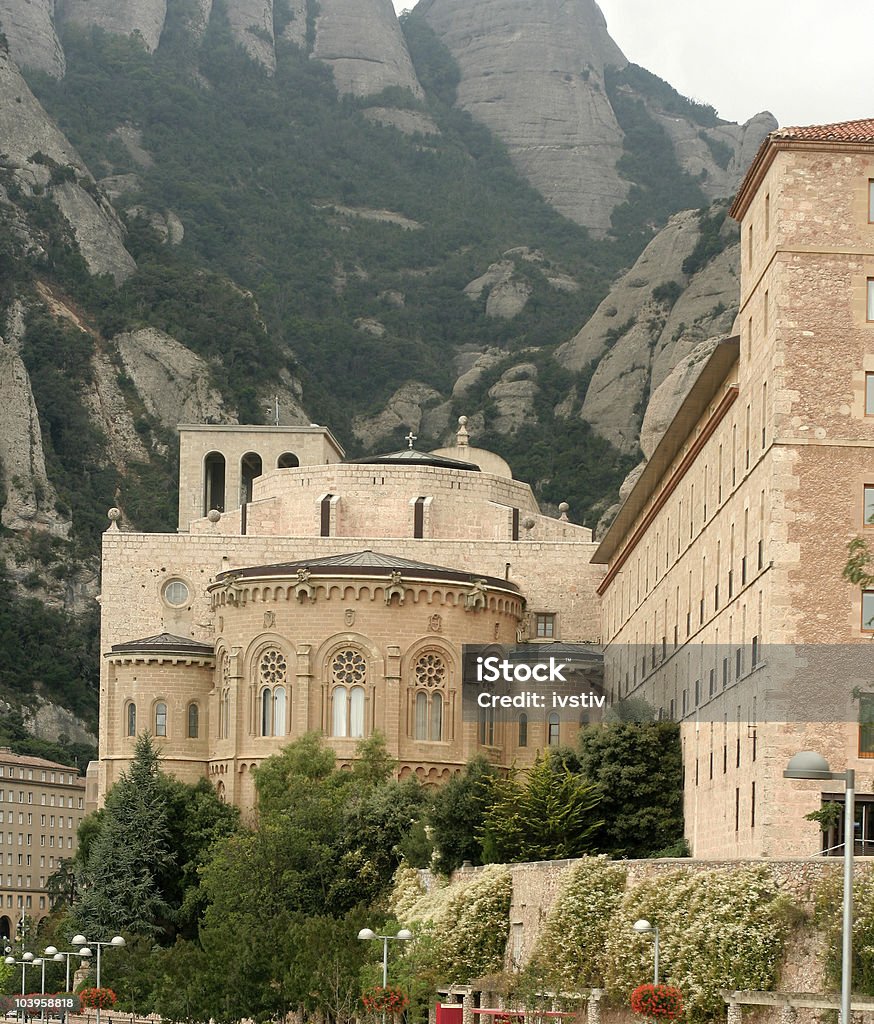 Kloster Montserrat - Lizenzfrei Architektur Stock-Foto