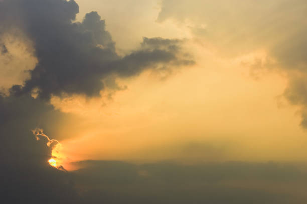 istock The sky of sunset, sunlight 1039596142